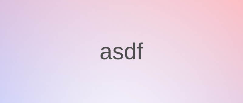 asdf - Rozšiřitelný správce multi-verzí runtime