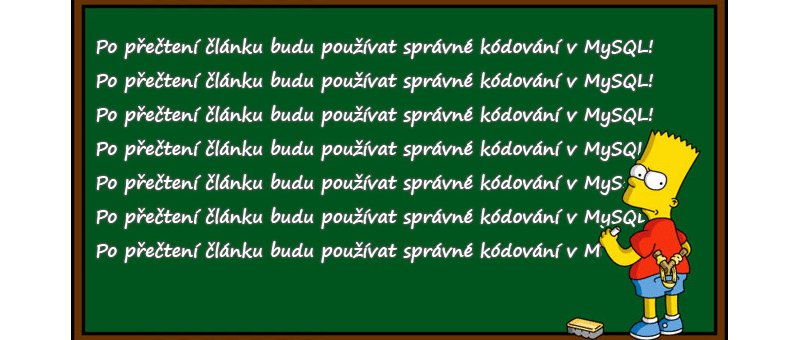 Správné MySQL kódování a case (in)sensitive