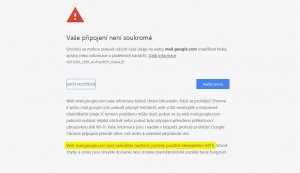 HSTS Error - tuto chybovou hlášku ani obejít nejde